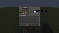 The fletching table crafting recipe (Image via Mojang)